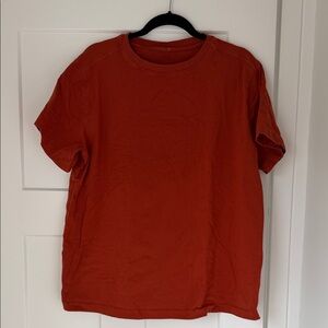 lululemon athletica Red Short Sleeve Tee